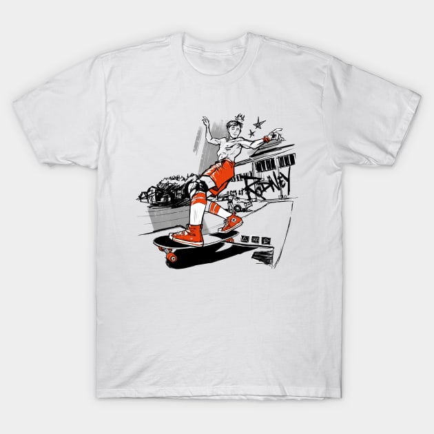 Skate Rider T-Shirt by Habuza